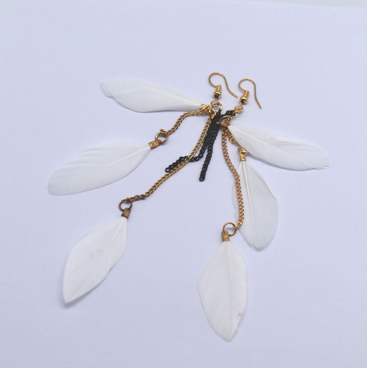Classy Casual Cool Ethnic Style Feather Earrings
