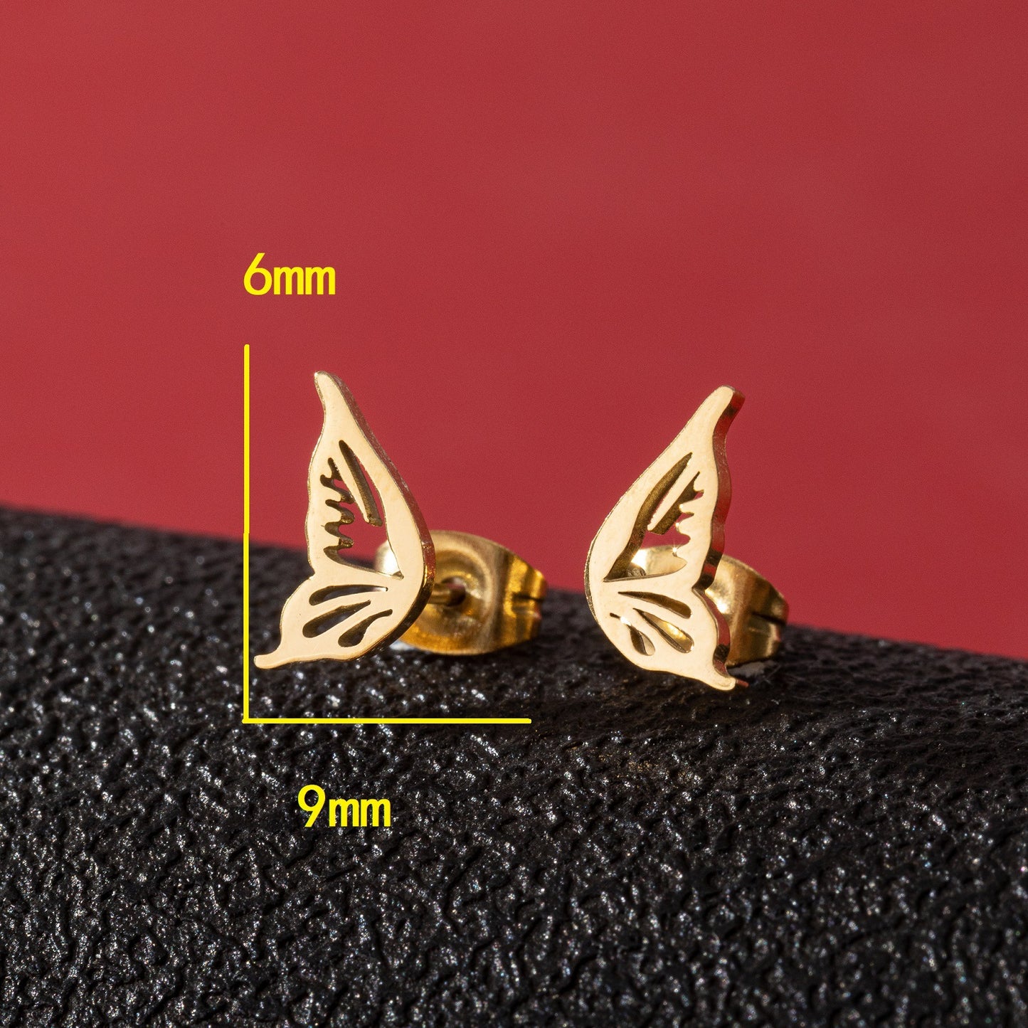 Small Animal Cute Butterfly Rabbit Asymmetric Earrings