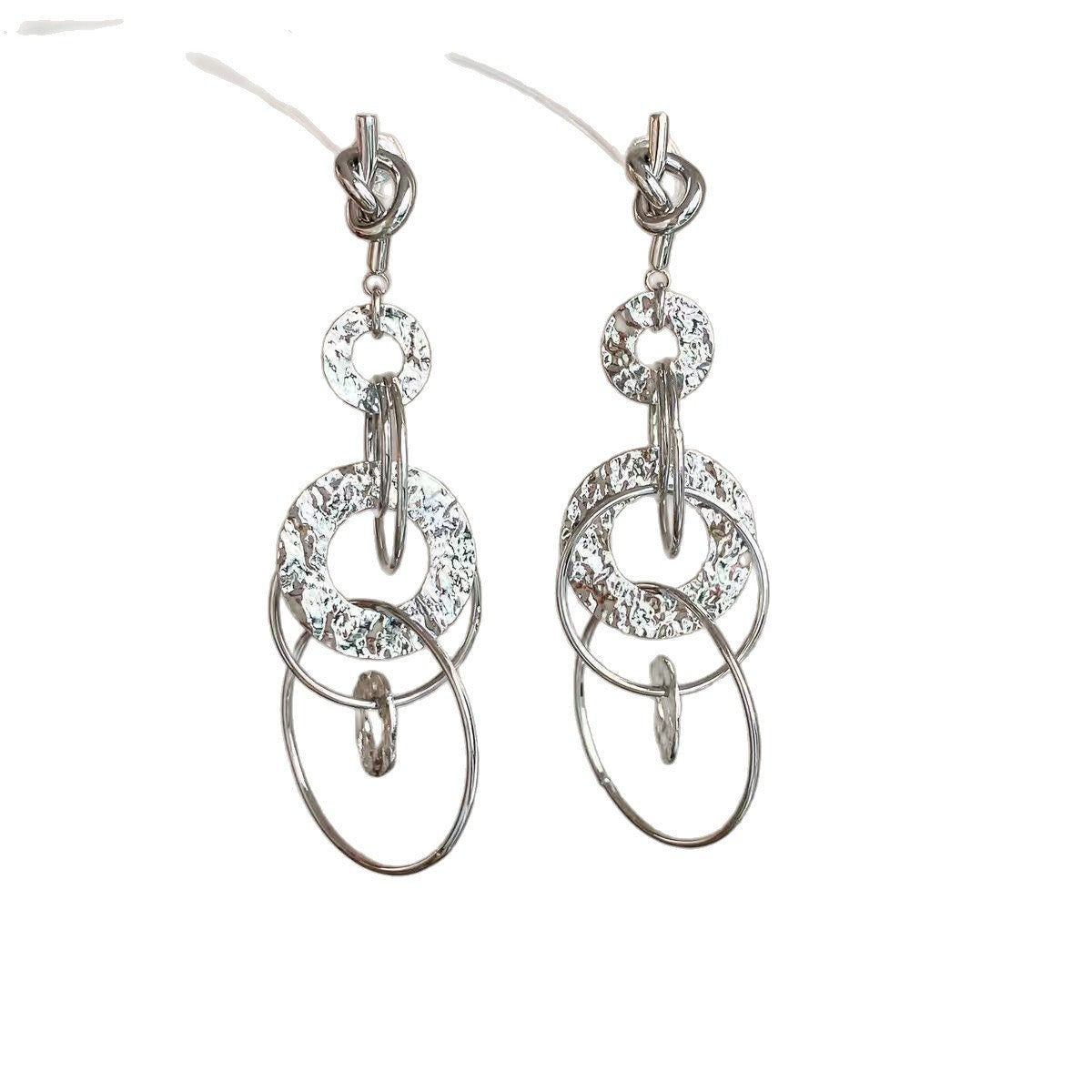 Style Metal Geometry Fashion High Sense Big Niche Design Stud Earrings