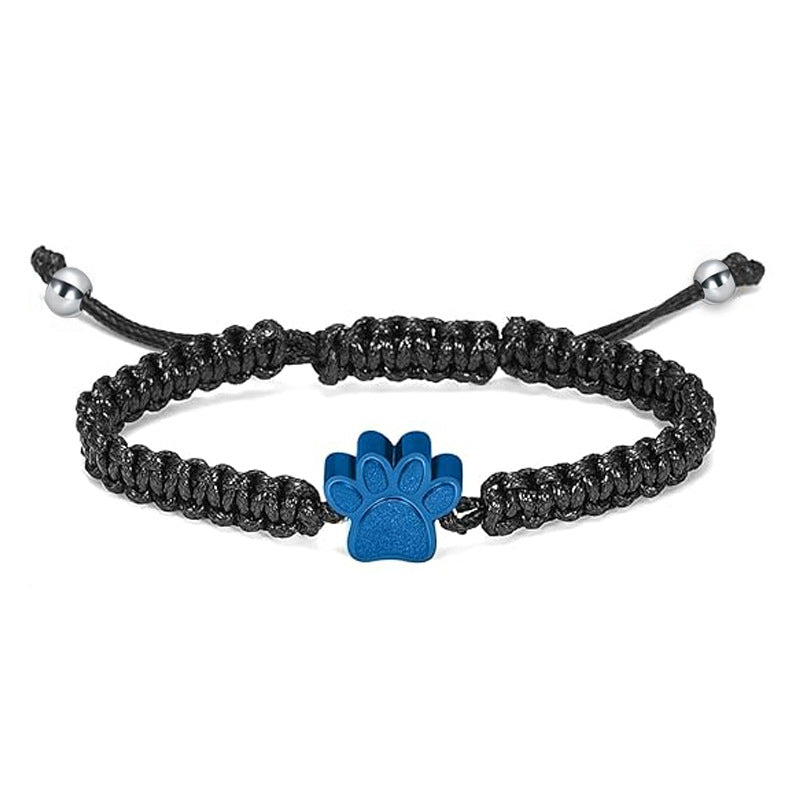 Women's & Men's Steel Ornament Open Memorial Pet Hair Bracelets