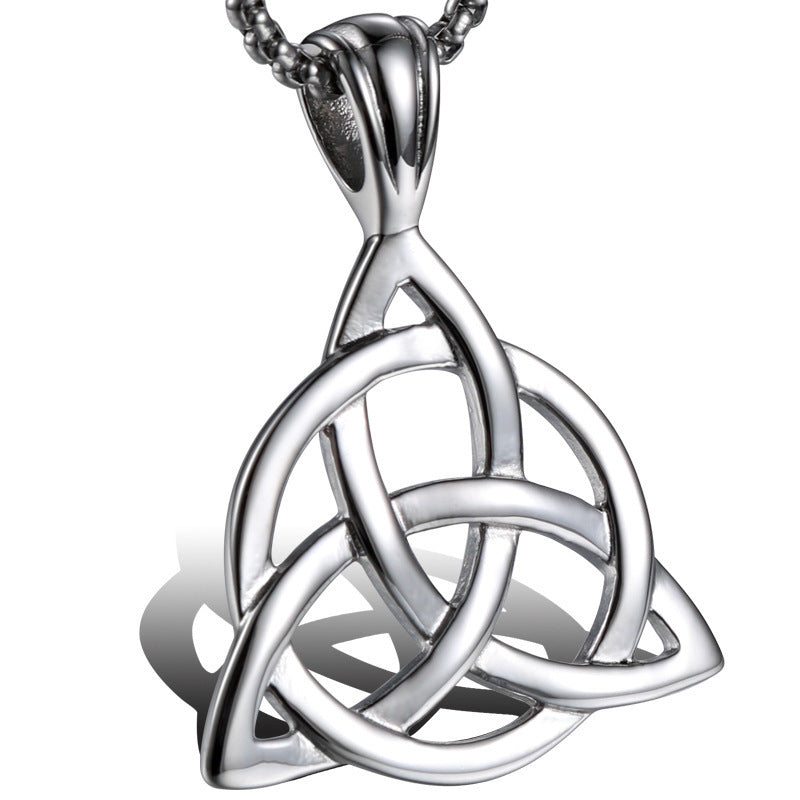 Men's Retro Creative Design Snake-shaped Stainless Steel Personalized Pendants
