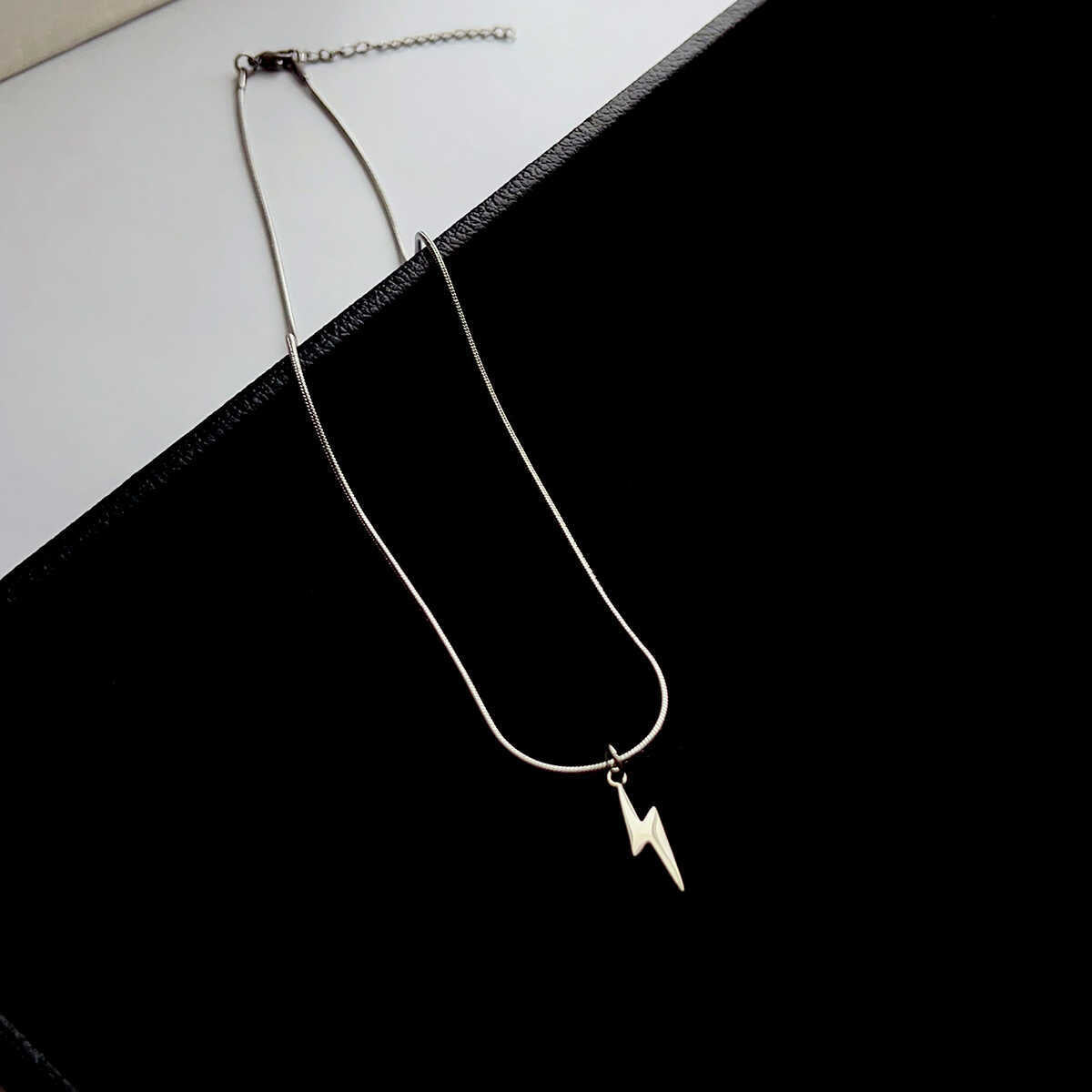 Stainless Moon Asterism Star Snake Bones Chain Necklaces