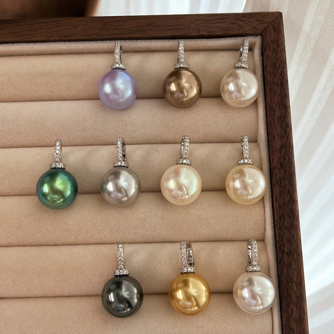 Openable Pearl Crystal Beads Imitation Australian Pendants