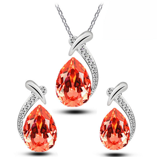 Diamond Clavicle Female Austrian Crystal Mermaid Necklaces