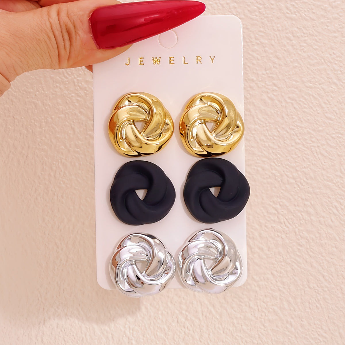 Simple Graceful Style Floral Elements Versatile Rings