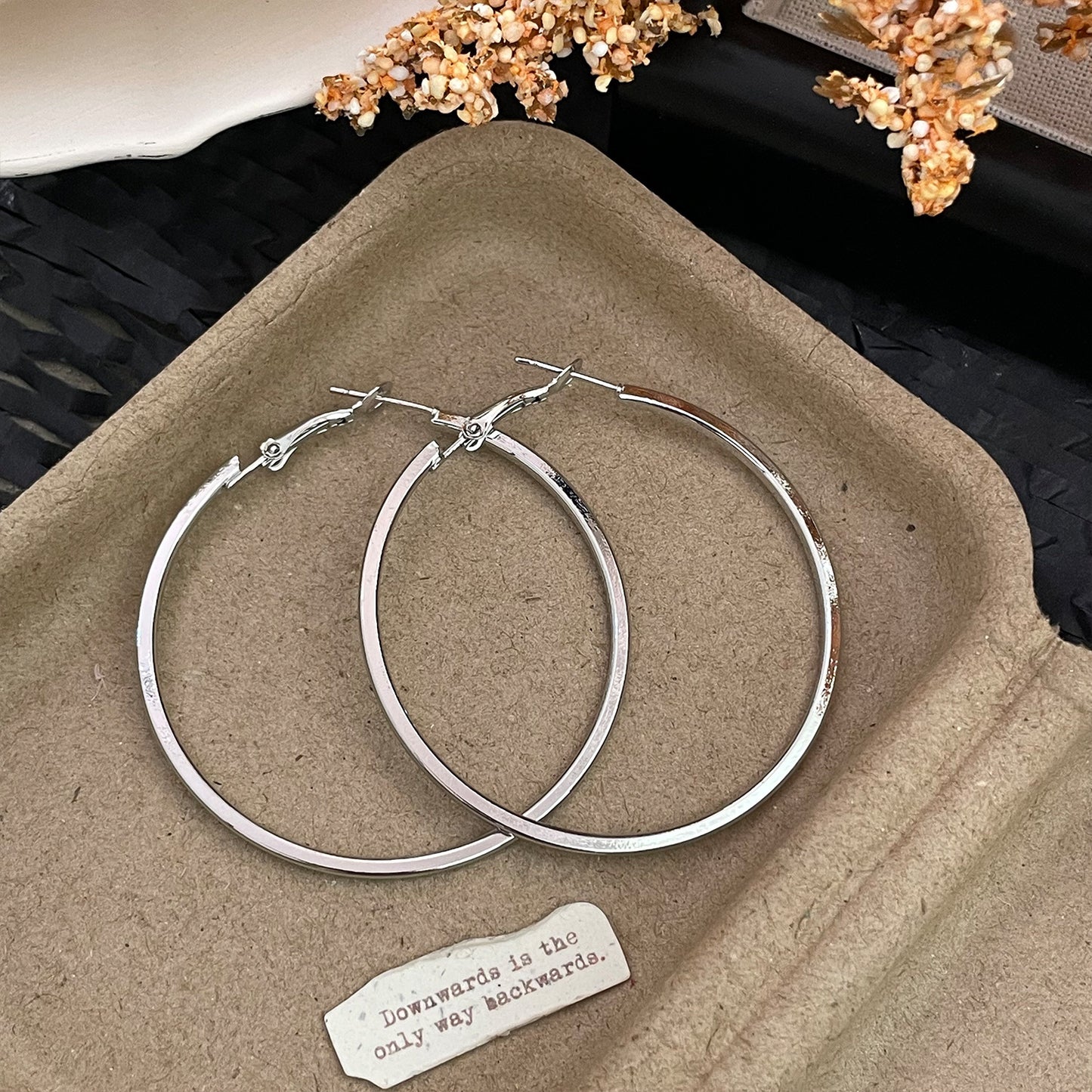 Hoop Tide Ear Design Simple High Sense Earrings