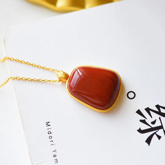 Frosted Inlaid High Quality Full Color Necklaces