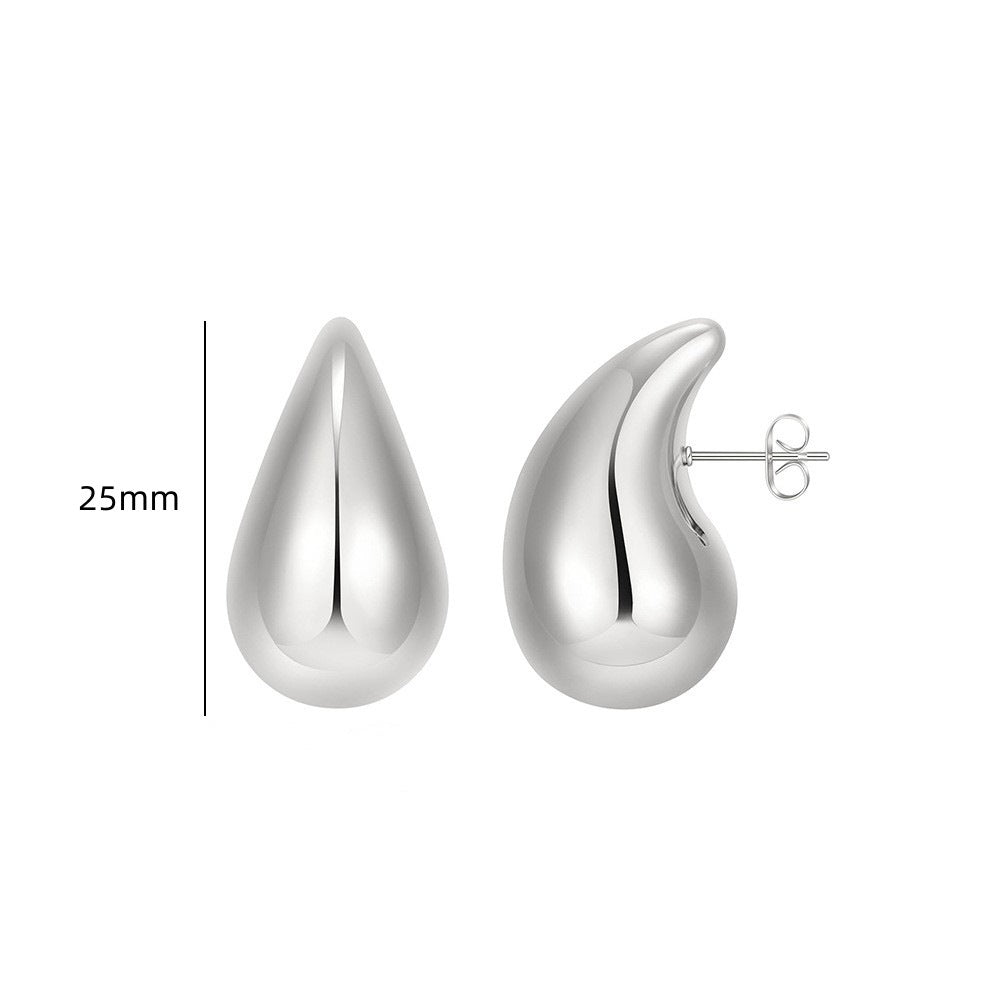 Women's Korean Fashion Temperamental Minority Design Style Petite Stud Earrings