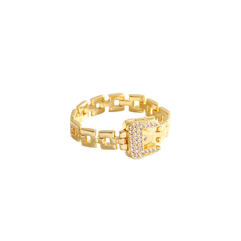 Luxury High-grade Cold Style Unique Trendy Simple Niche Rings