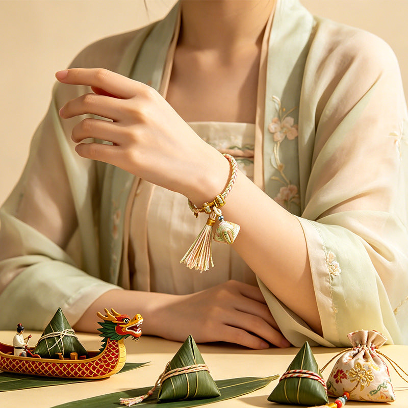 Children's Strap Hand-woven Colorful Braided Rope Tassel Adult Holiday Gift Batch Bracelets