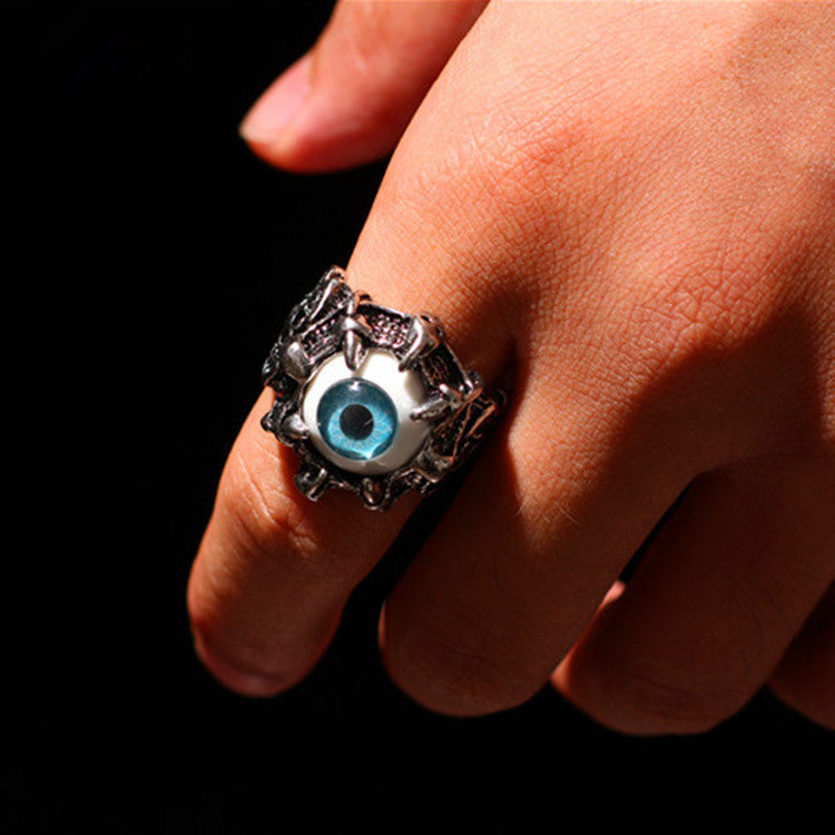 Retro Devil Eye Alloy Evil Trend Rings