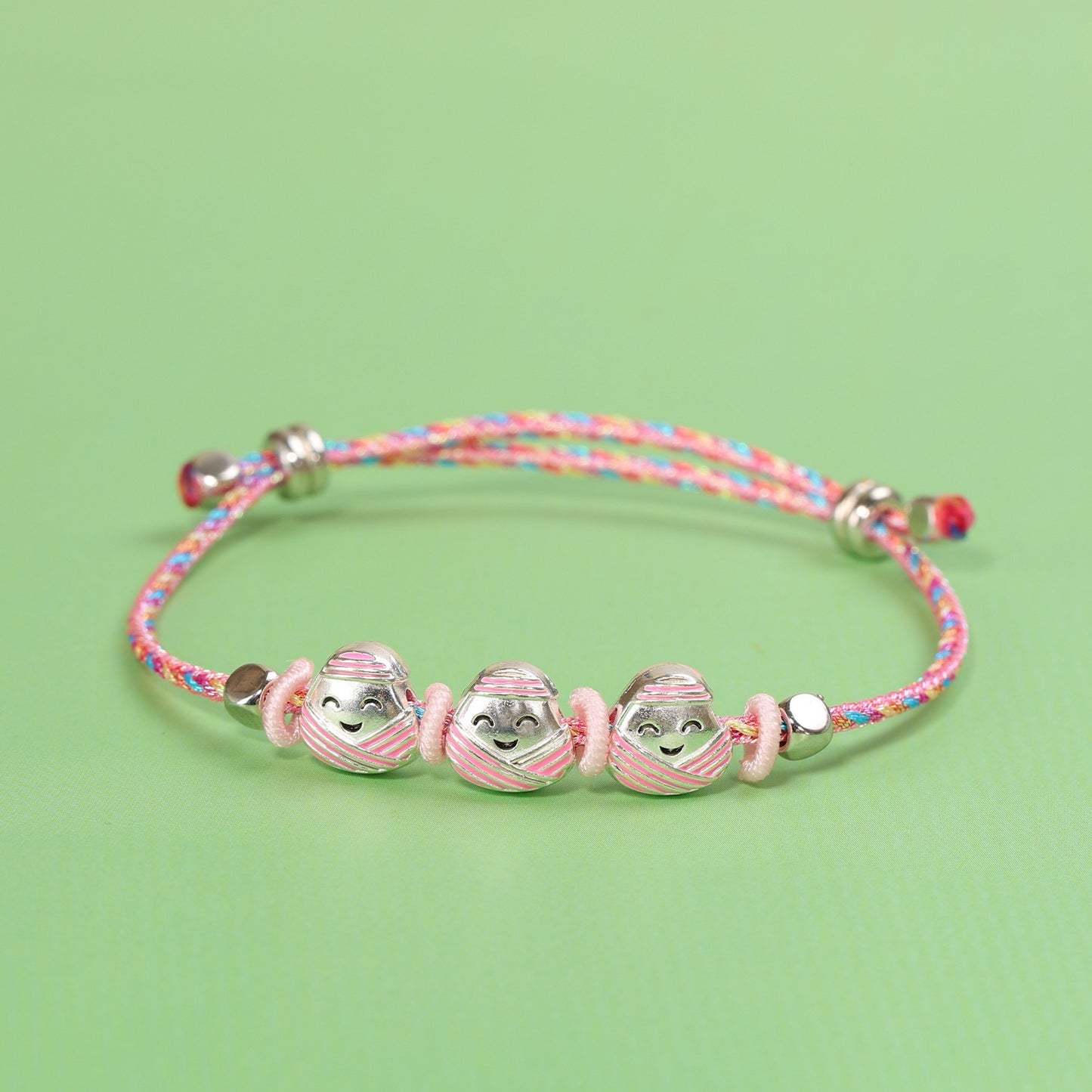 Dragon Boat Festival Colorful Rope Small Red Hand-woven Tiger Head Bracelet