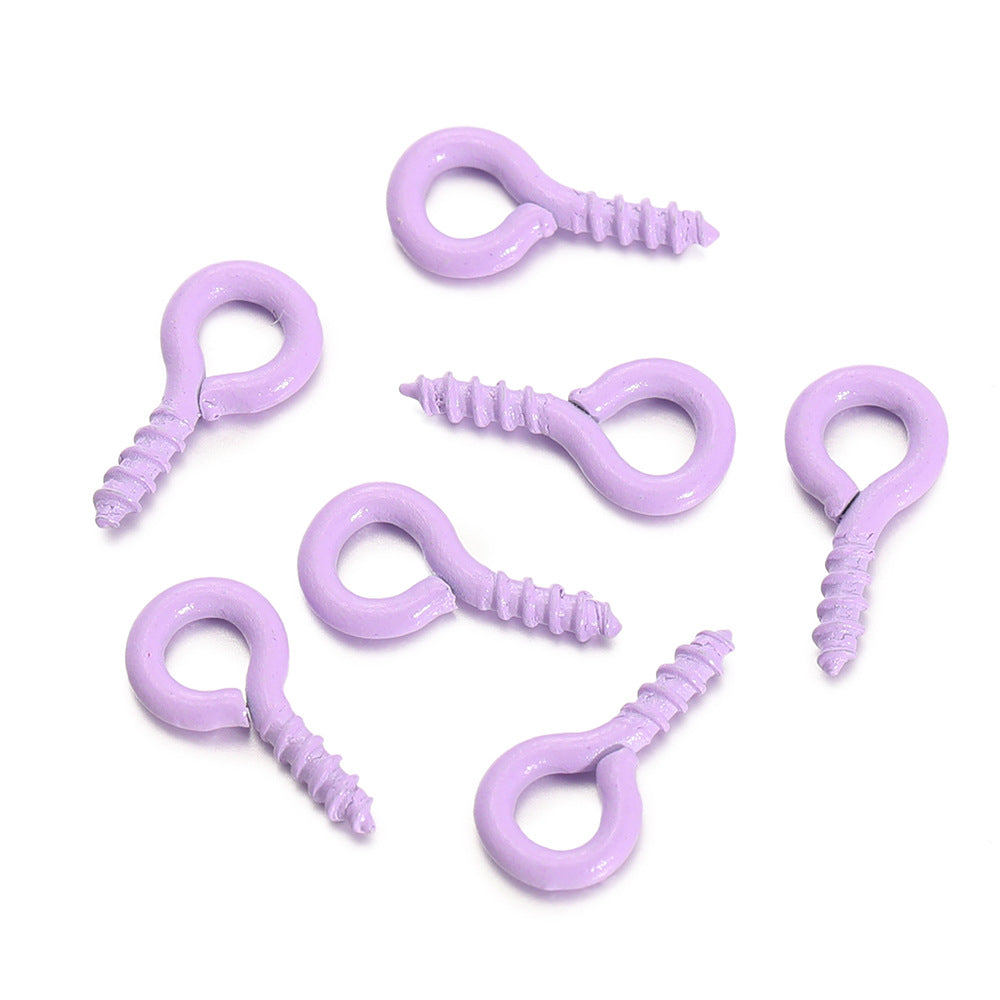 Croissant Nail Screw Sheep Eye Pearl Jewelry Accessories