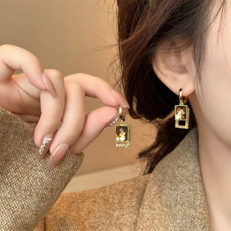 Women's Square For Mild Luxury Retro High Sense Rings