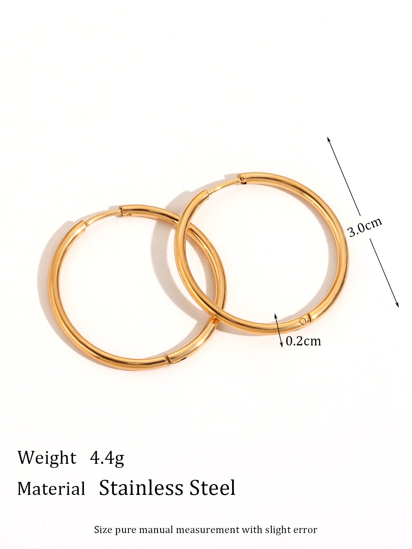 Women's Fashion Simple Niche Personality Stainless Steel Earrings