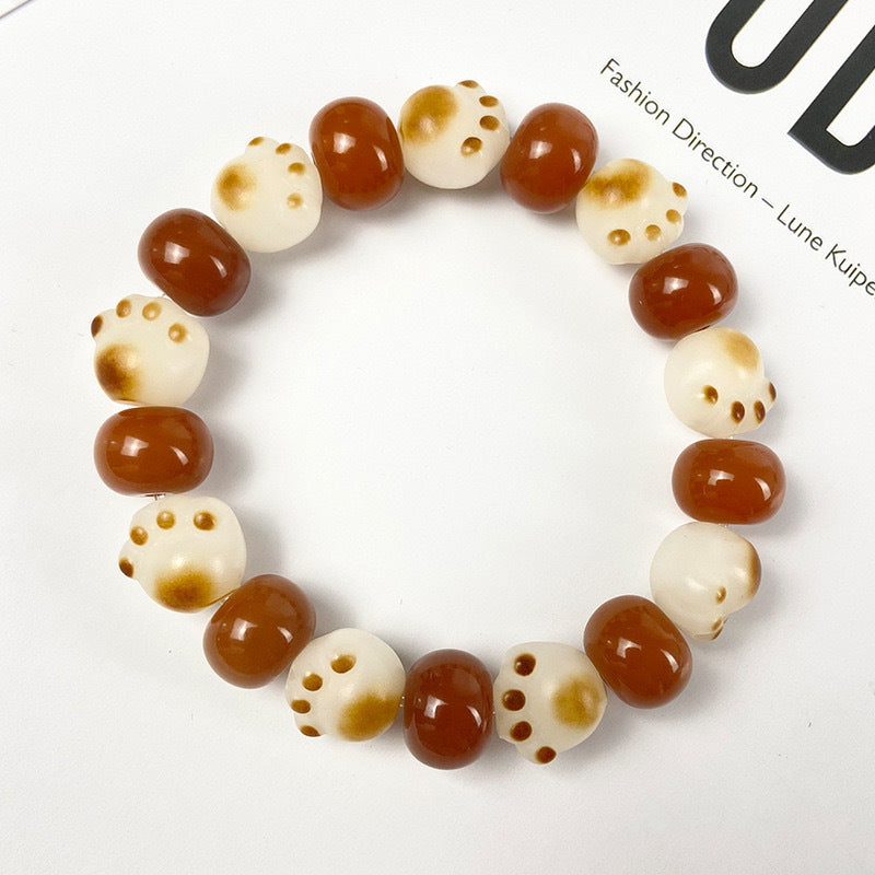 Bodhi Candy Color Single Circle Pliable Temperament High Throw Three Bracelets
