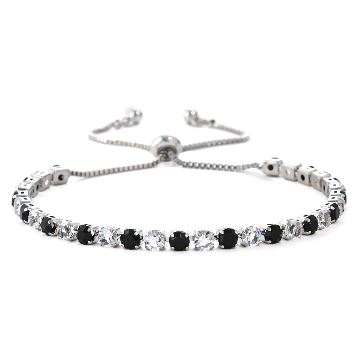 Women's Fashion Color Zircon High-grade Light Luxury Tennis Bracelet