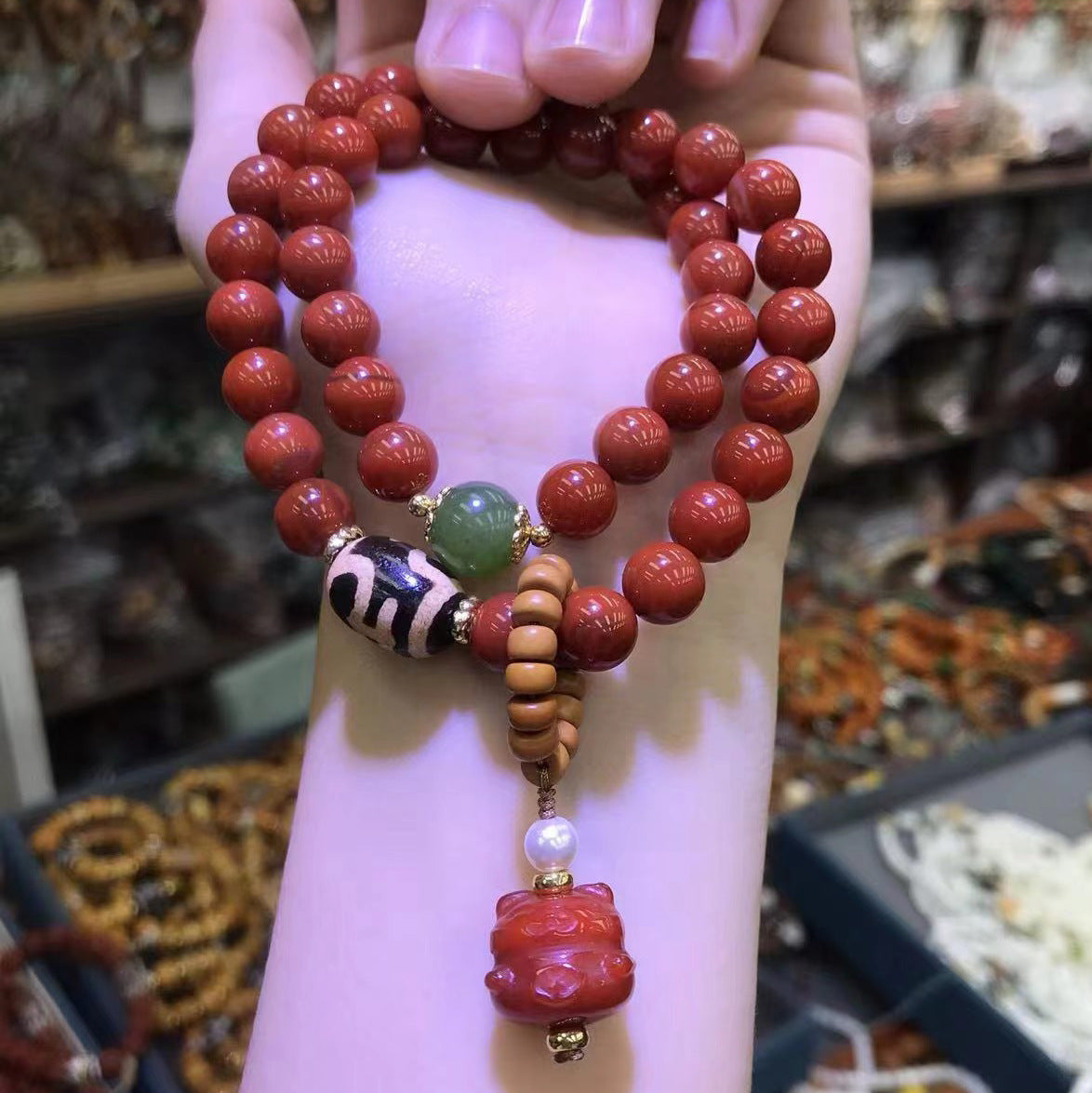 Sen Southern Red Agate Bodhi Tibet Bracelets