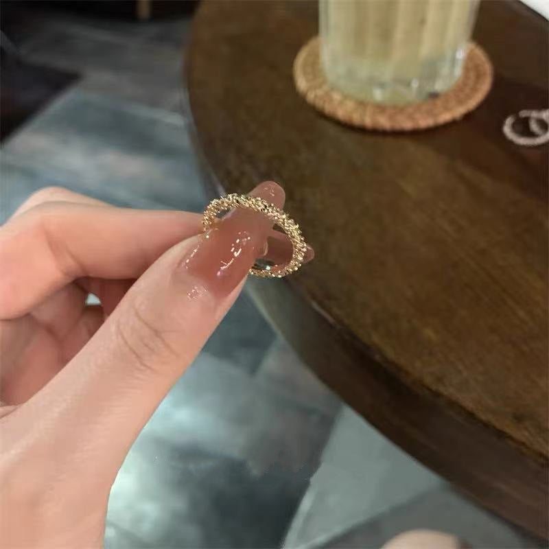 Starry Sky Single Female Milky Way Chain Super Fairy Twin Ring