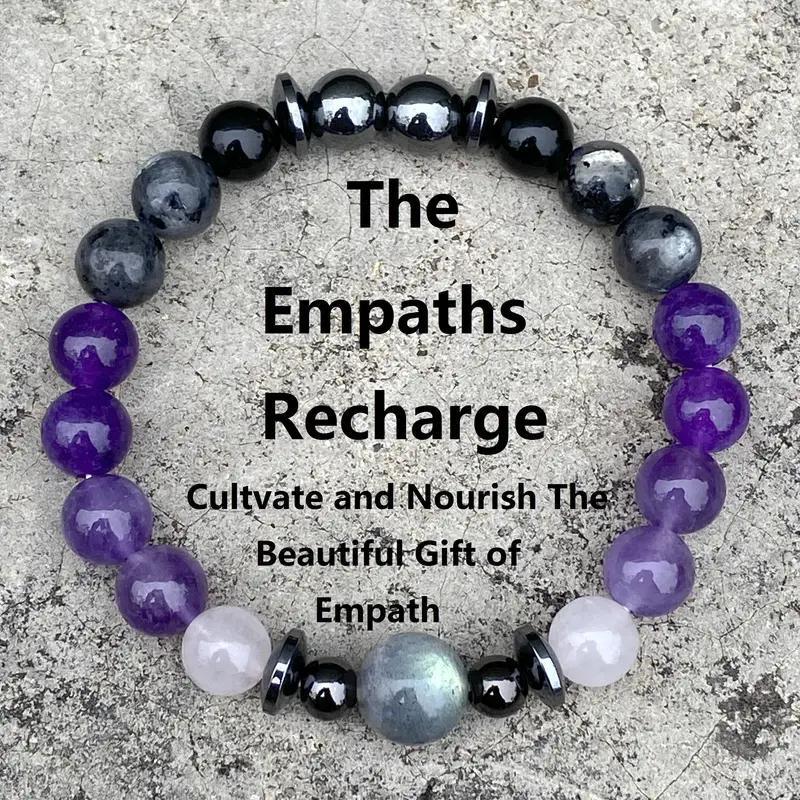 Healing Lovelorn Female Natural Stone Amethyst Good Mood Bracelet