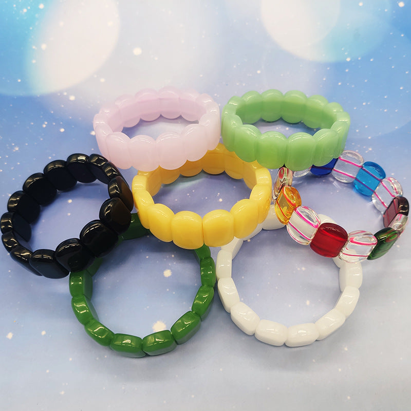 Crystal Jasper Manual Amitabha Laser Sculpture Temple Knot Bracelet