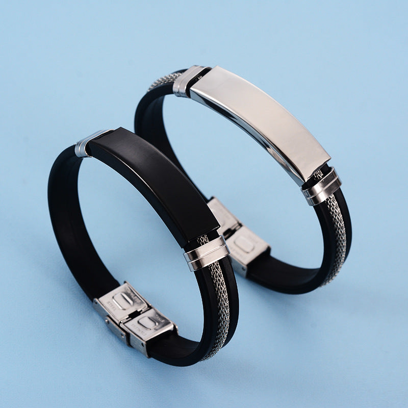 Women's & Men's Korean High-grade Niche Titanium Steel Couple Bracelets