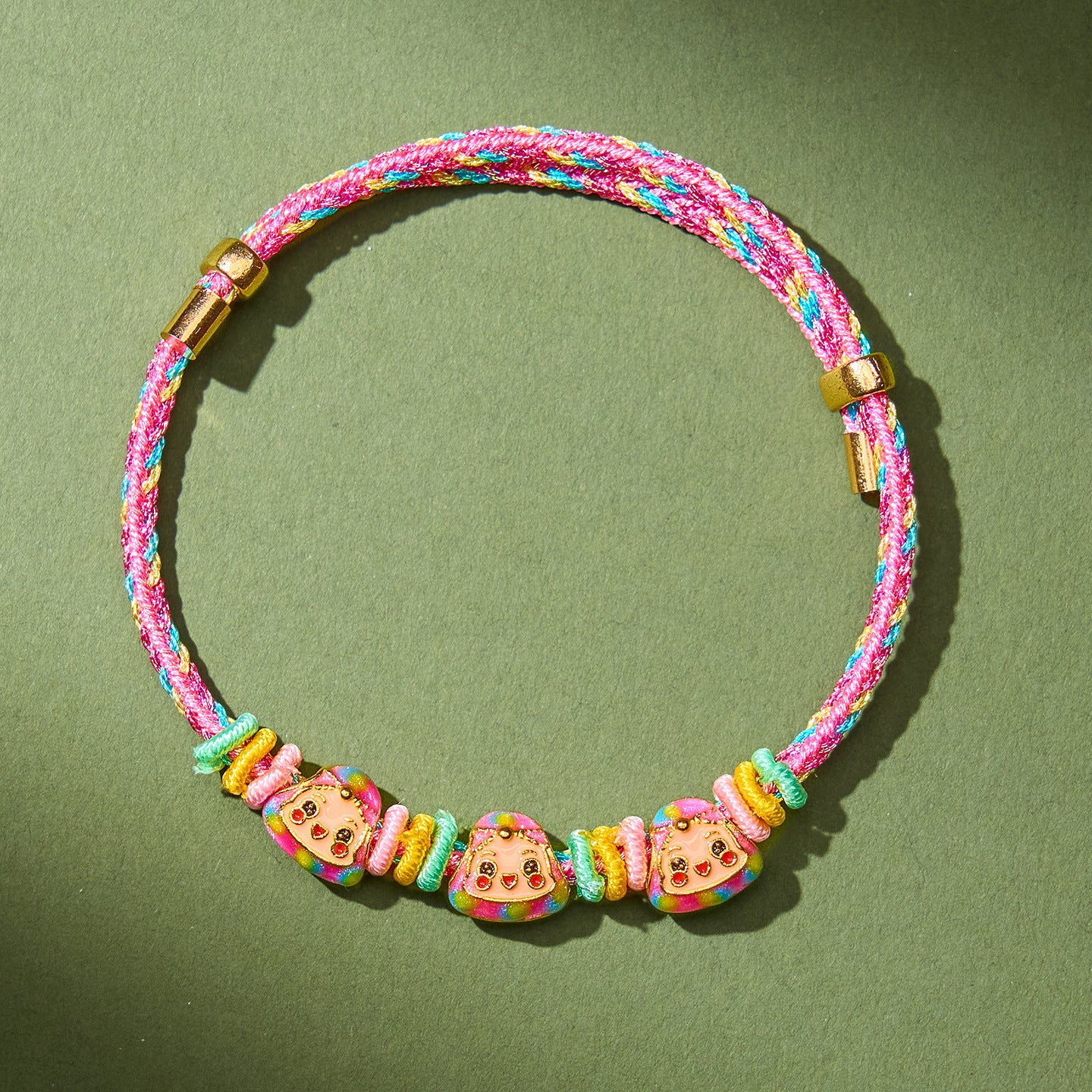 Festival Colorful Rope Ethnic Style Hand-woven Adult Small Sachet Carrying Bracelet