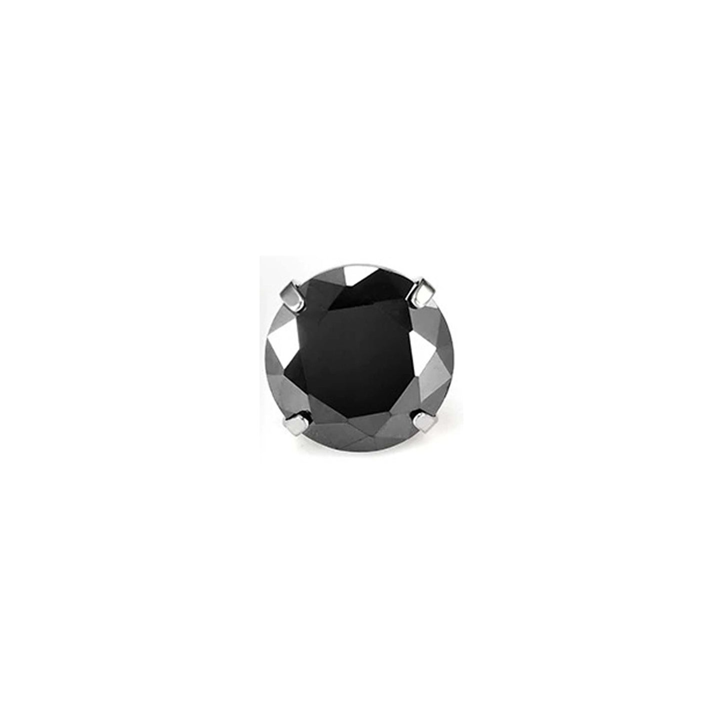 Titanium Alloy Ear Pointed Bottom Inlaid Zircon Replacement Head Labret Stud Earrings