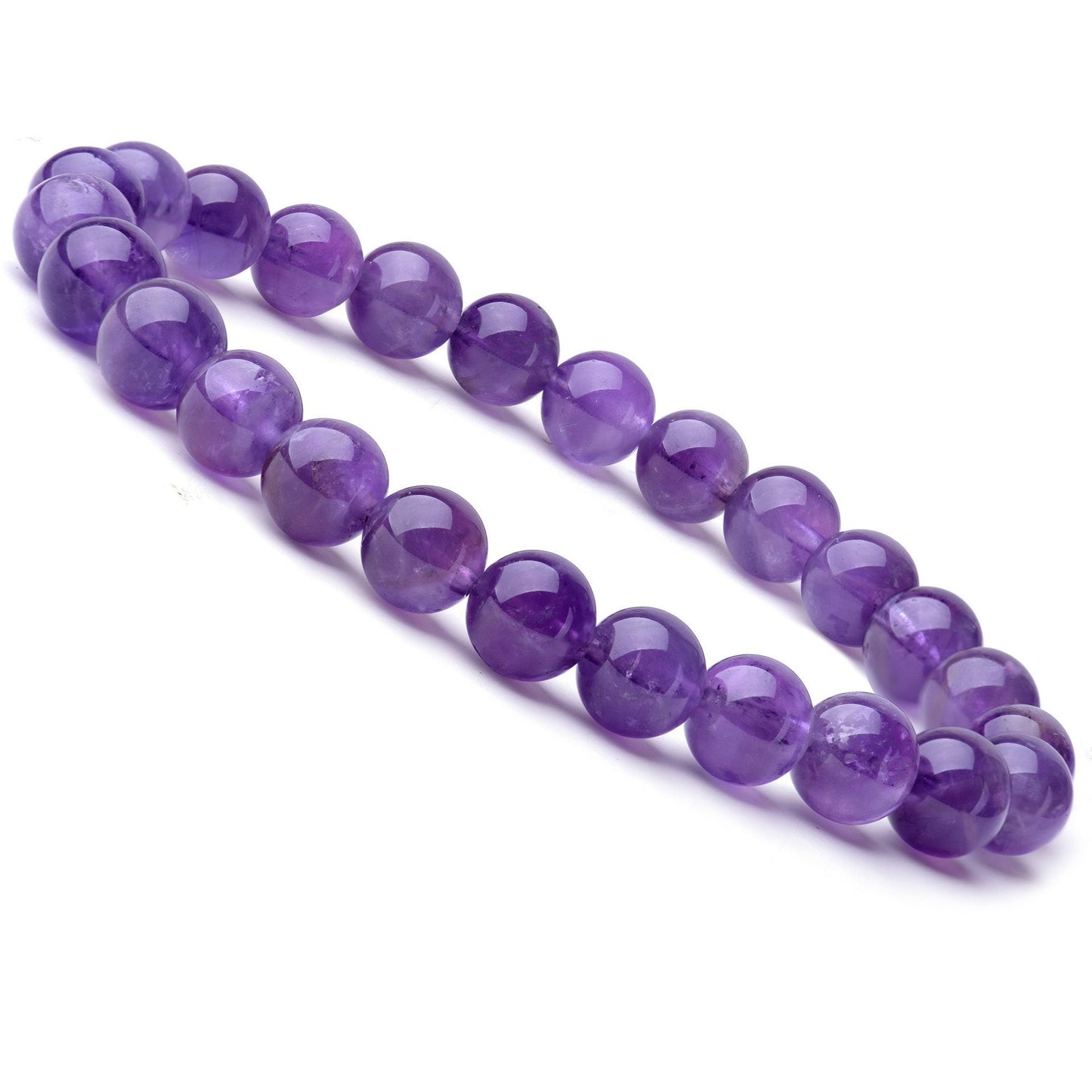 Stone Lava Volcanic Rock Hematite Stretch Bracelet