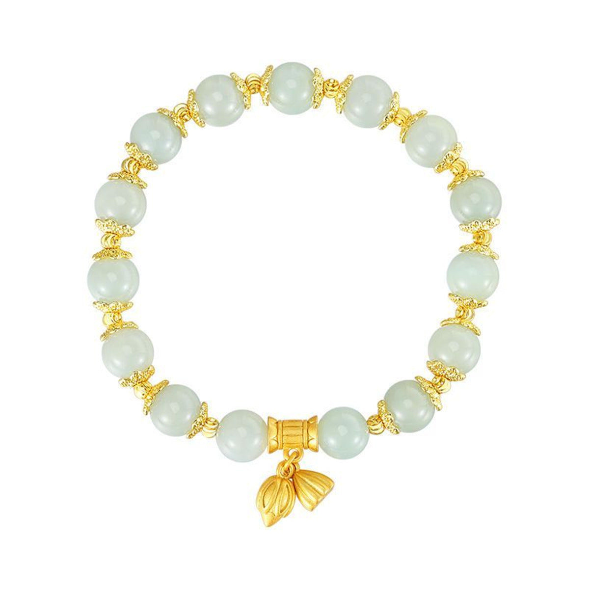 Women's Imitation Yu Elastic String Light Luxury High-grade Lotus Seedpod For Bracelet