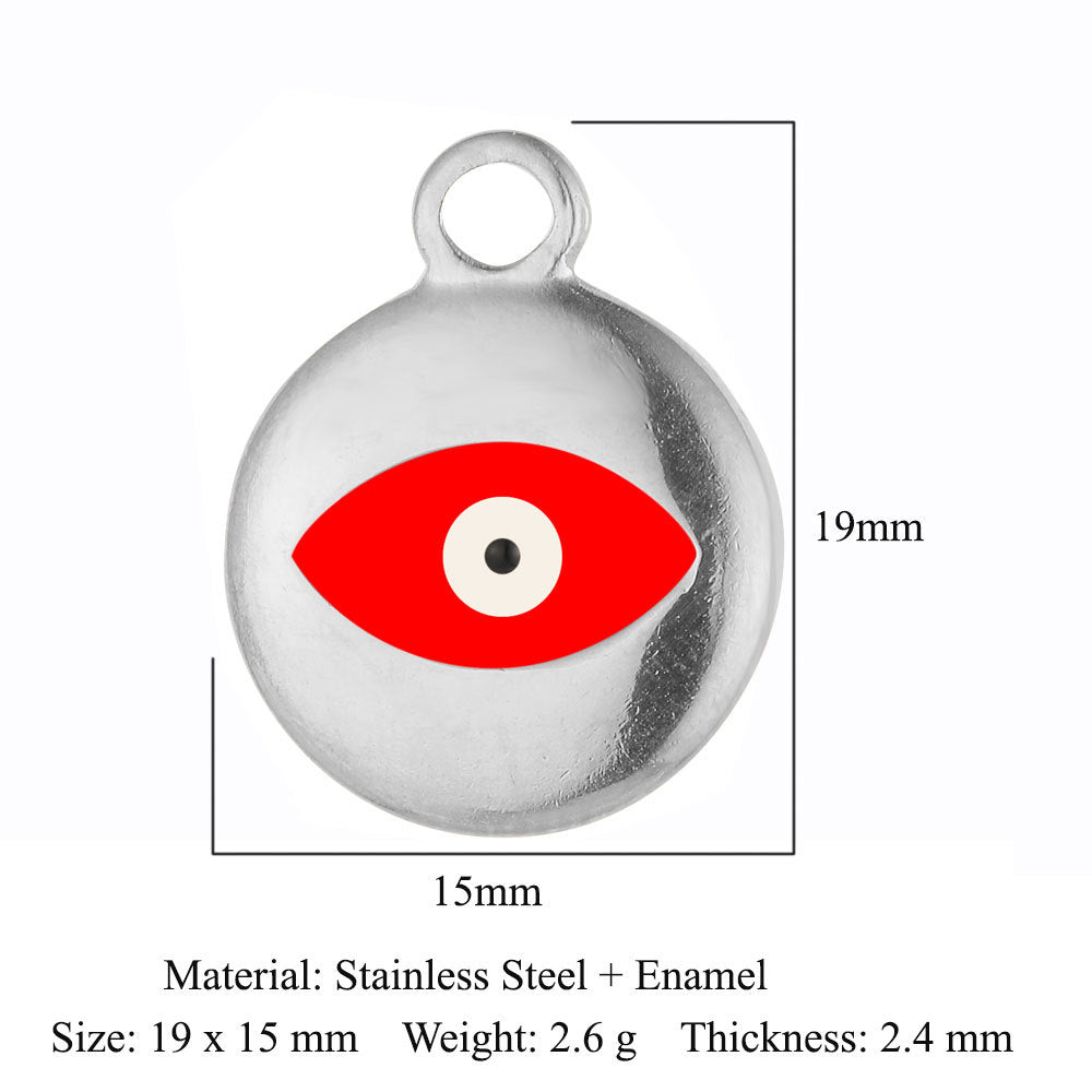 Eyes Stainless Steel Eye Of God Ornament Pendants