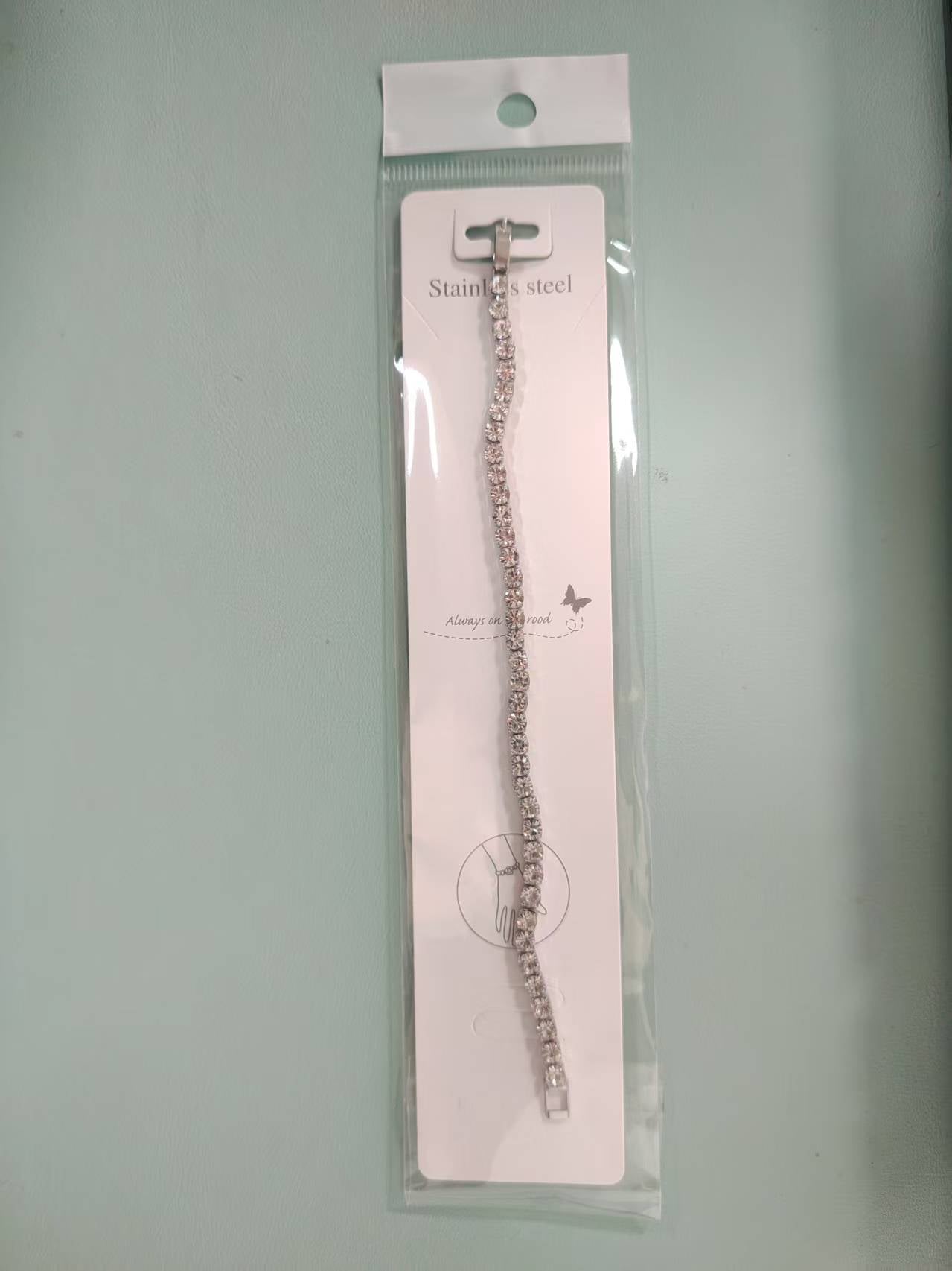 Zircon Tennis Chain Light Luxury Cold Style Girlfriends Full Diamond Bracelets