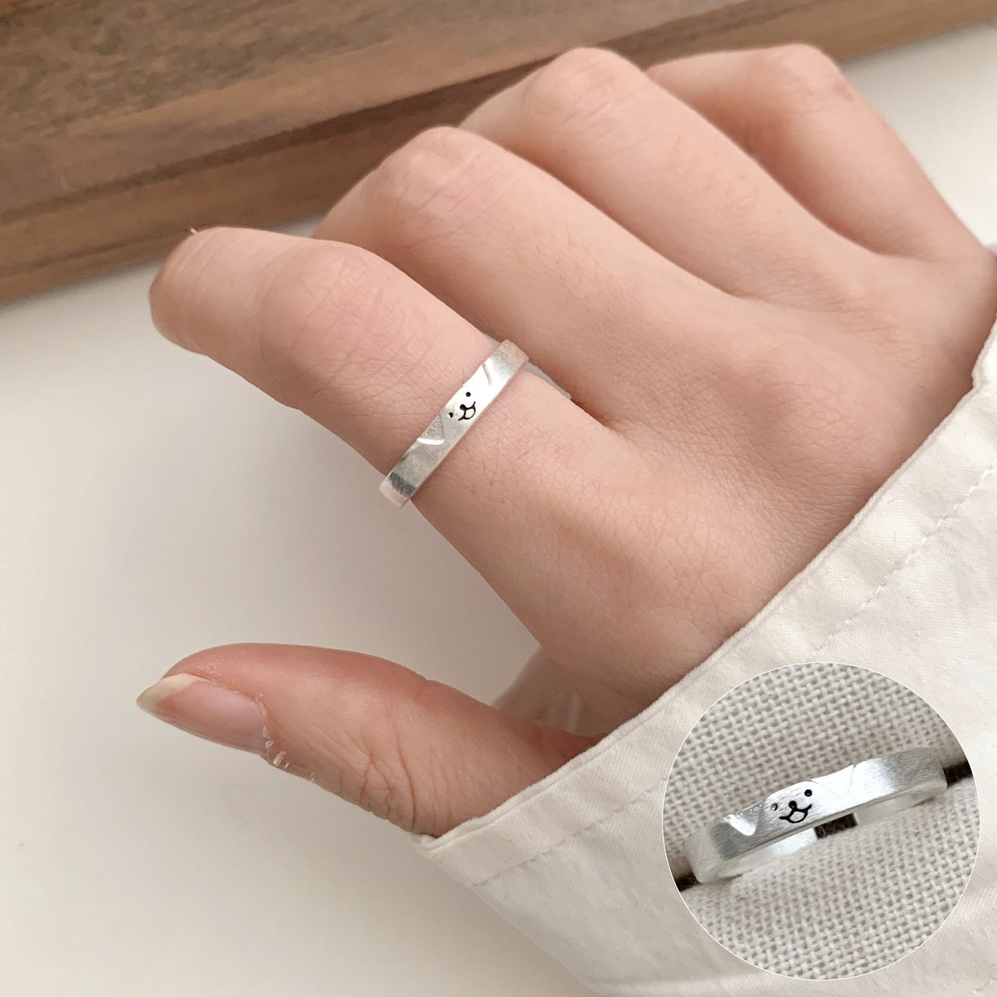 Korean Iti Pony Female Irregular Fashion Graceful Rings