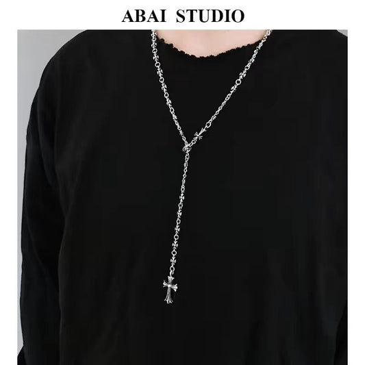Women's & Men's Classic Cross Chain Fashion Fashionable Sweet Cool Necklace