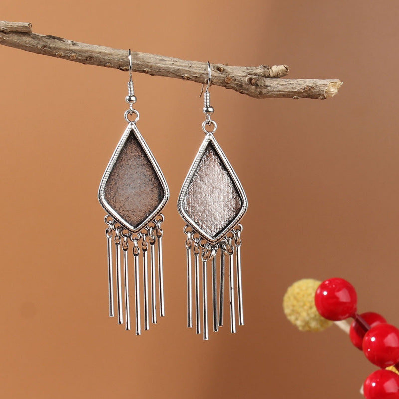 Ethnic Minority Style Handmade Miao Sier Earrings