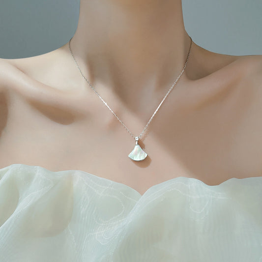 Women's Fan-shaped For Autumn Small Skirt Simple Design Necklace