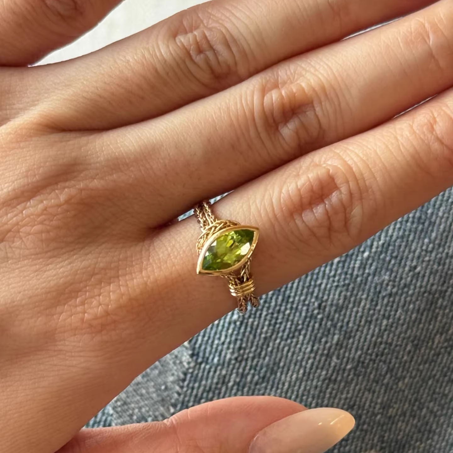 Flexible Chain Index Finger Tail Niche Female Exquisite Rings
