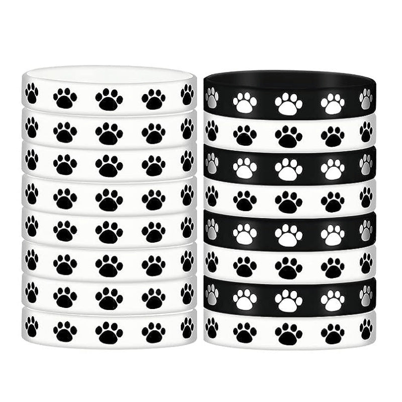 Caring Animal Festival Theme Party Event Rubber Printing Cute Cat Bracelets