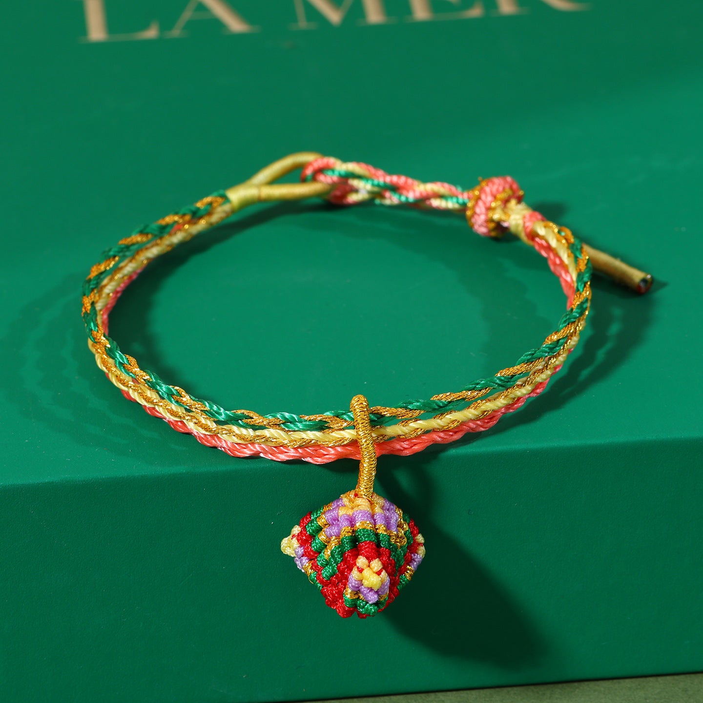Festival Colorful Rope Ethnic Style Hand-woven Adult Small Sachet Carrying Bracelet