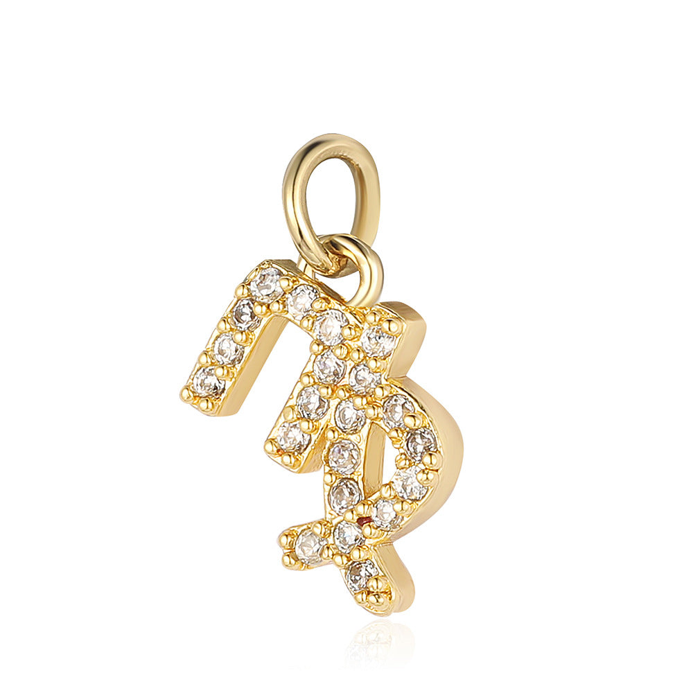 Twee Constellation Copper Zircon Ornaments Accessories Pendants