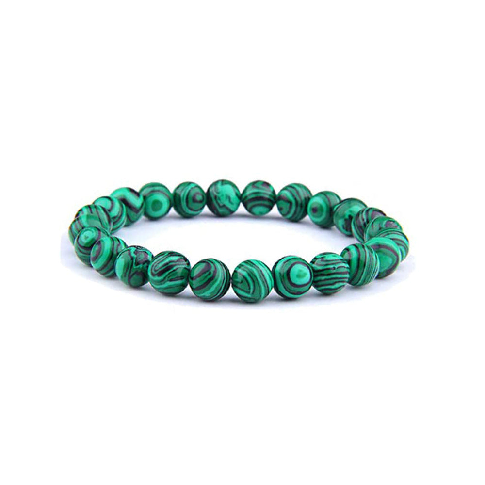 Women's & Men's Mm Natural Gemstone Outdoor Yoga Stretch Beads Bracelet