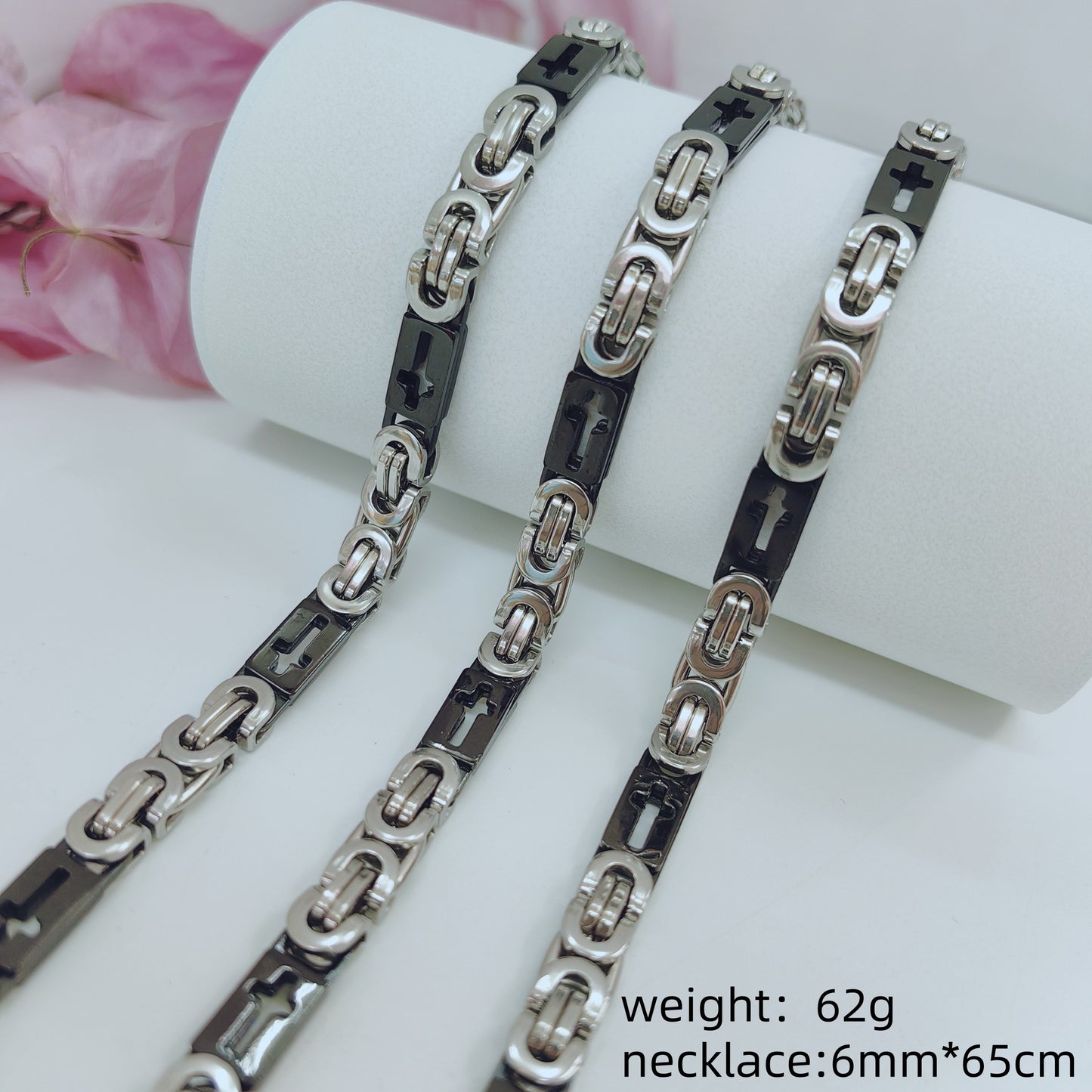 Fashion Trendy Unique Man's Stainless Steel Necklace