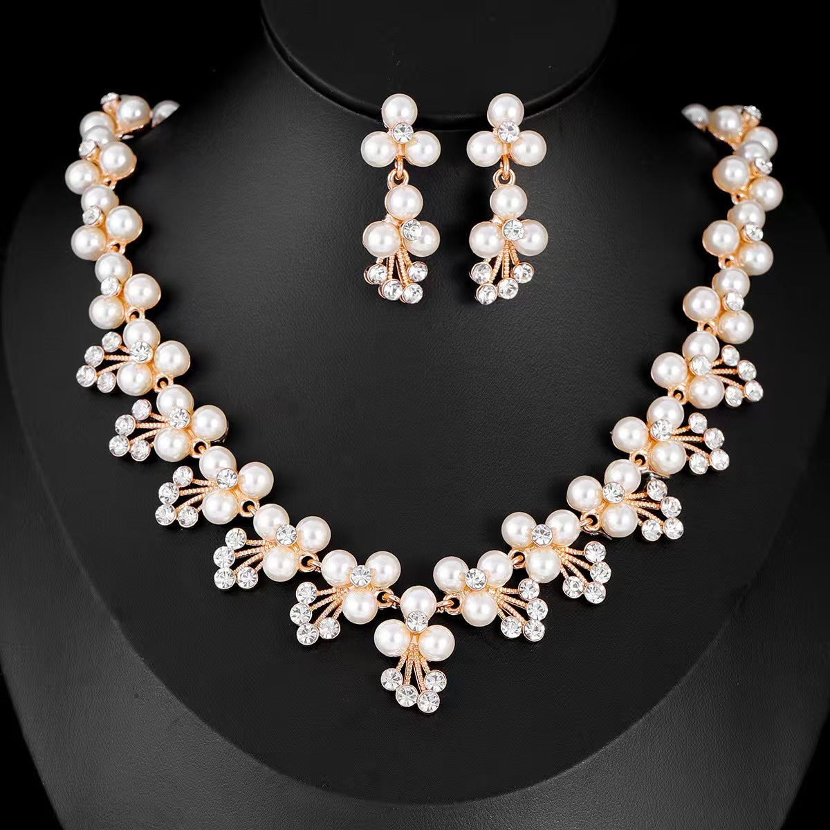 Unique Classic Stylish Cool Diamond Alloy Jewelry Set