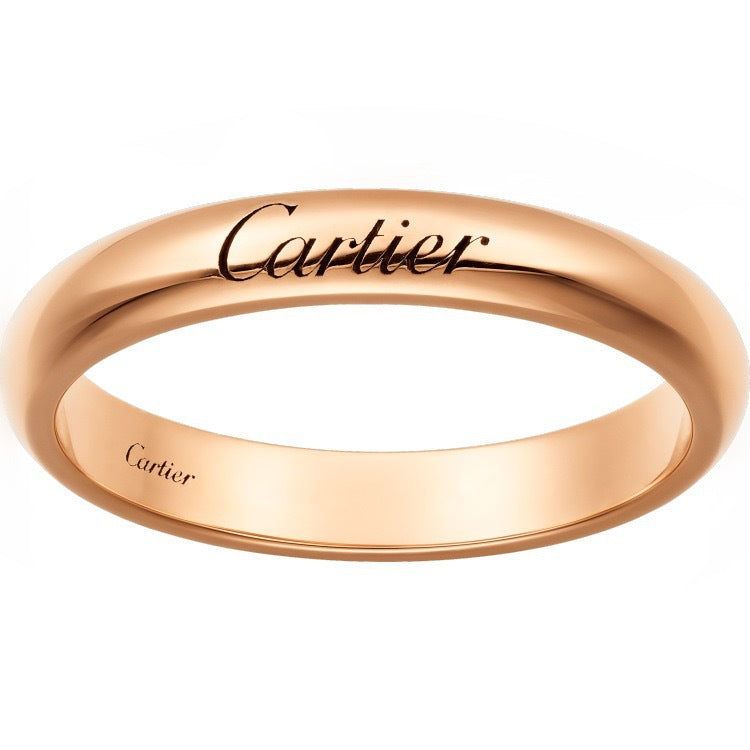 Home High Version Sier Signature Square Round Engagement Wedding Couple Ring