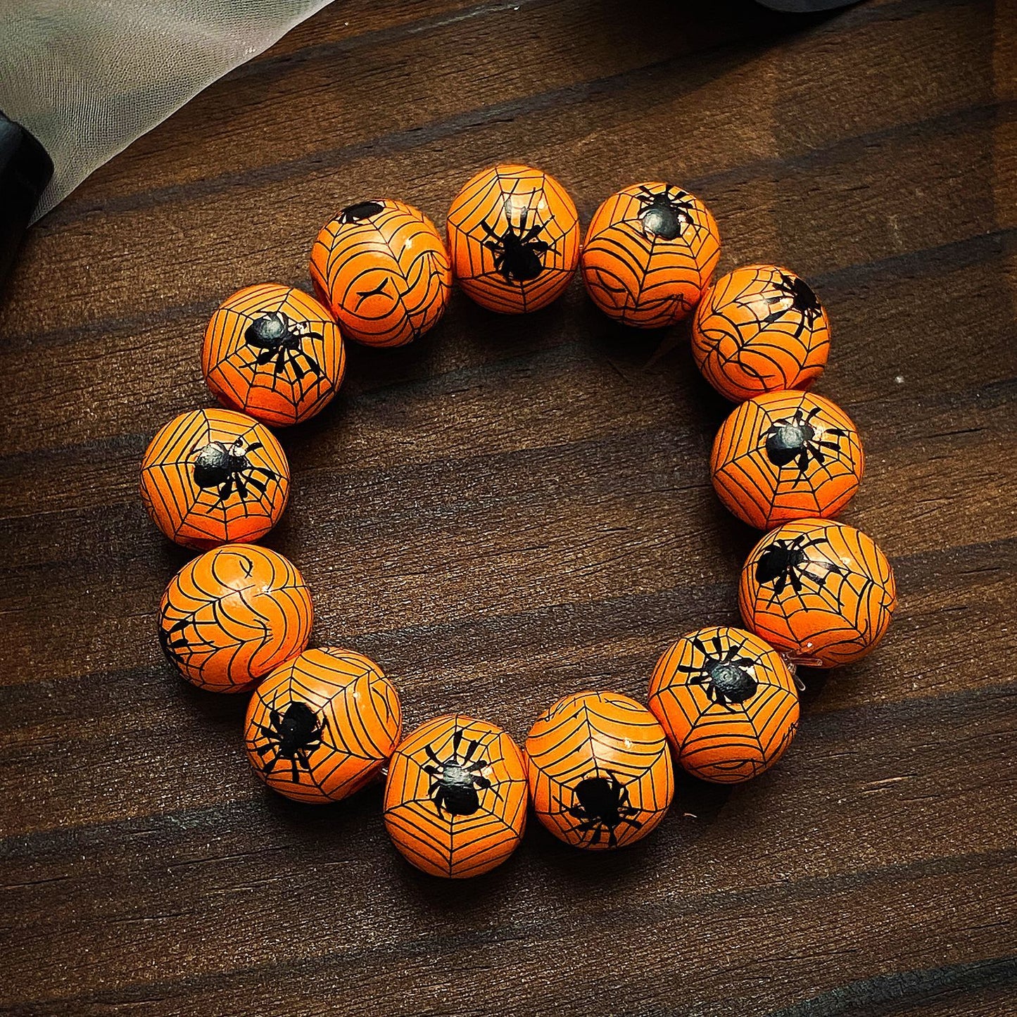 Women's & Men's Skull Spider Web Creativity Horror Halloween Bracelet