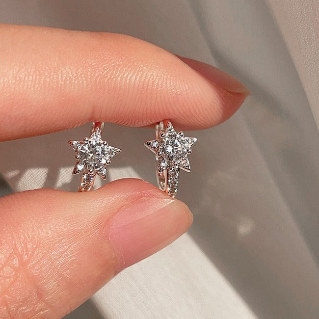 Women's Circle Design High-grade Simple Niche Ear Bone Earrings