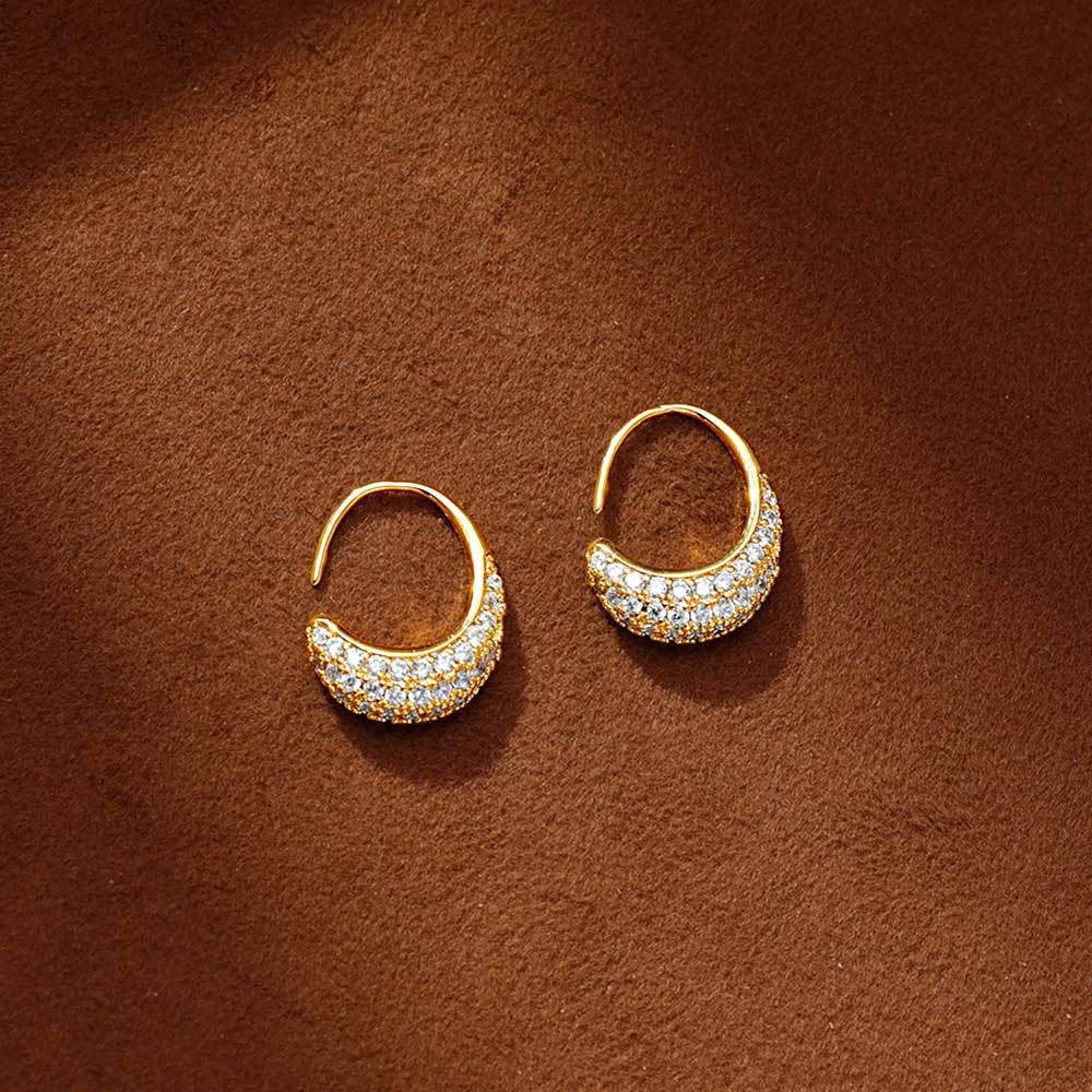 Women's High-grade Turquoise Inlaid Ear Hook Stylish Unique Earrings