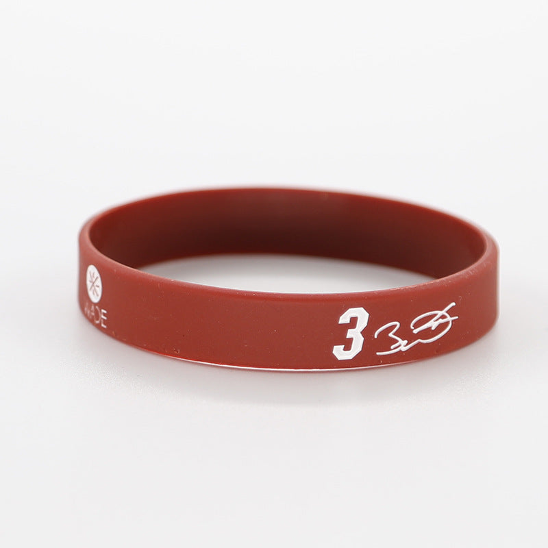 Star Black Mamba James Curry Letter Bracelet