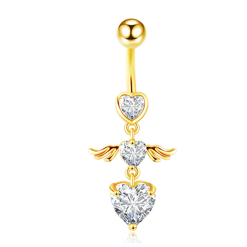 Mix Match Zircon Navel Suit Human Body Rings