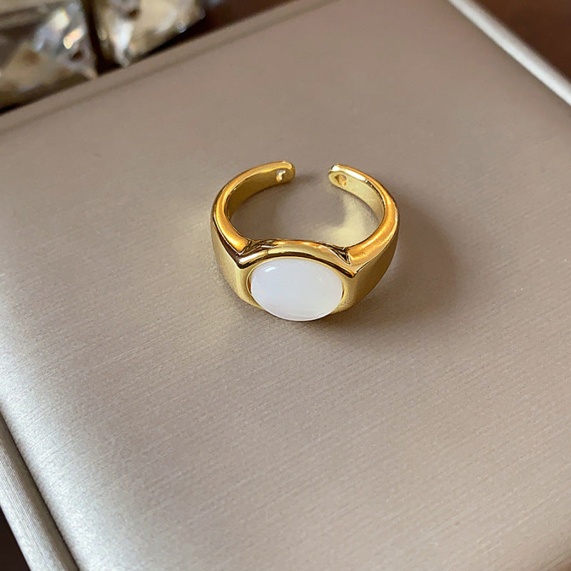 Women's Open Exaggerated Niche Index Finger Light Luxury High-grade Ring